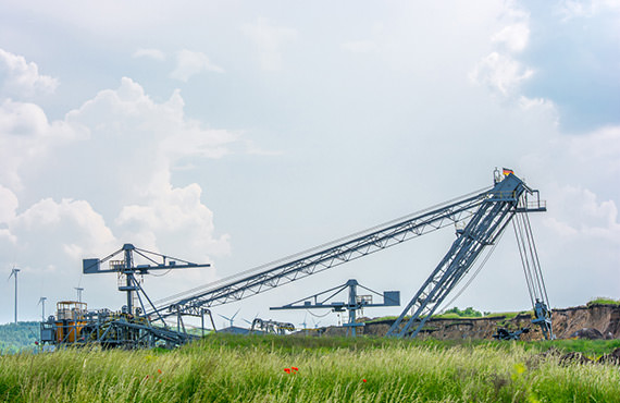Electric rope shovels and drag lines are typically relied on for uninterrupted 24/7 service.